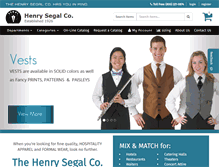 Tablet Screenshot of henrysegal.com
